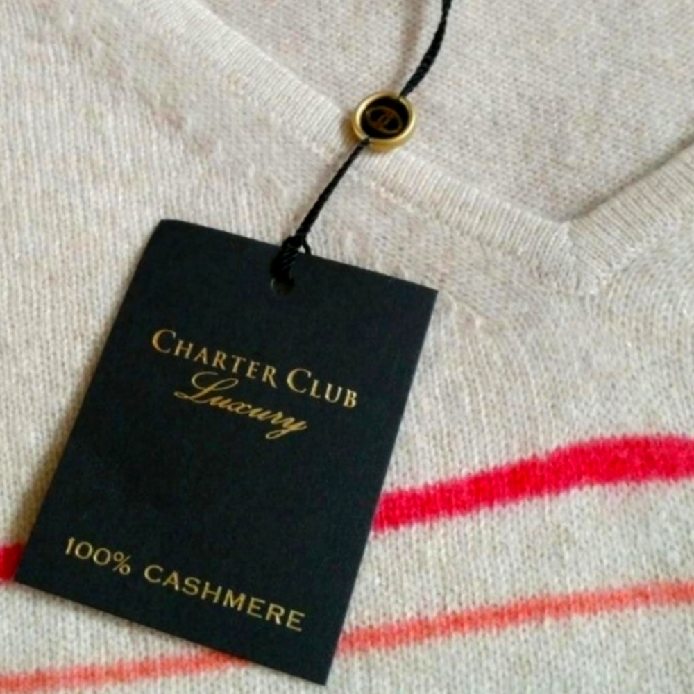 Charter Club Cashmere Luxury Sweater - Picture 5 of 9